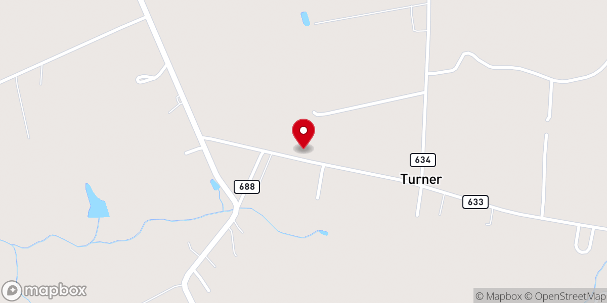 Map showing location of Colosse Baptist Church