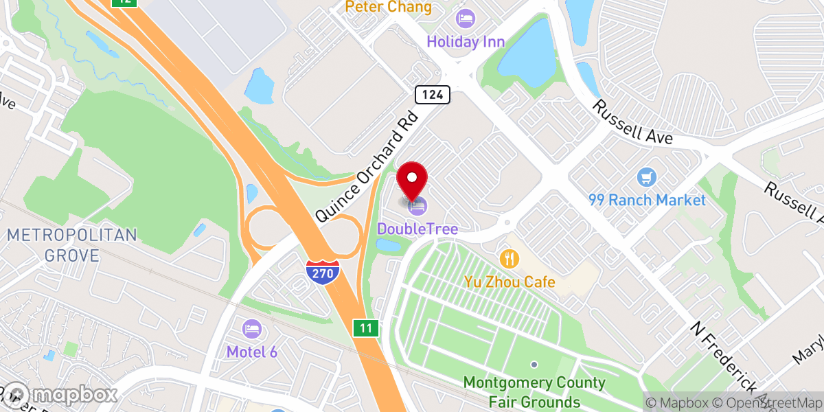 Map showing location of The Landmark Church