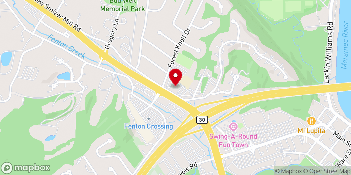 Map showing location of St Paul Catholic Church