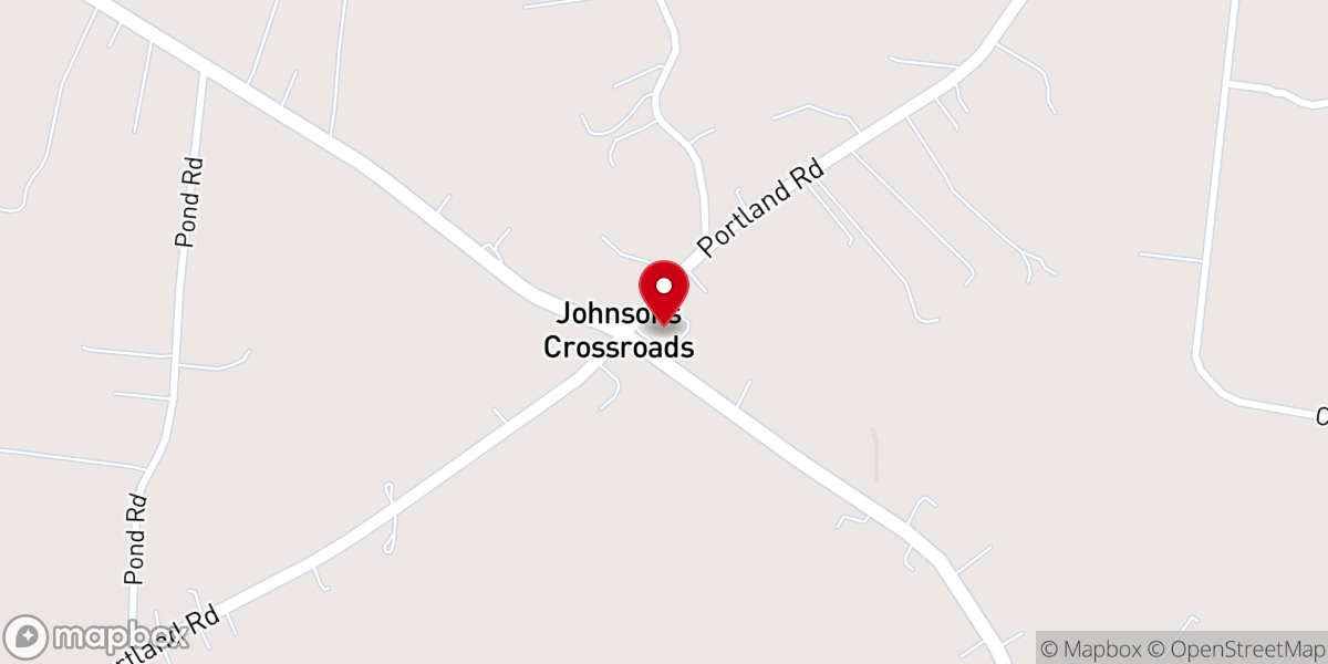 Map showing location of Birdwell's Chapel Church of Christ