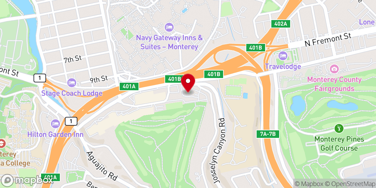 Map showing location of St John's Chapel