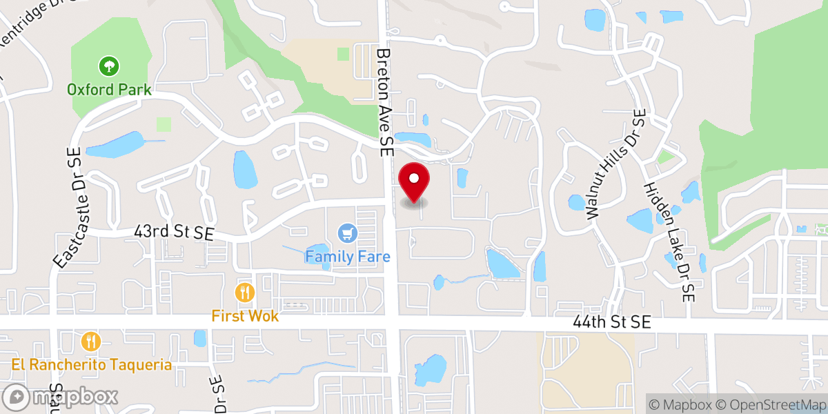 Map showing location of Holy Cross Episcopal Church