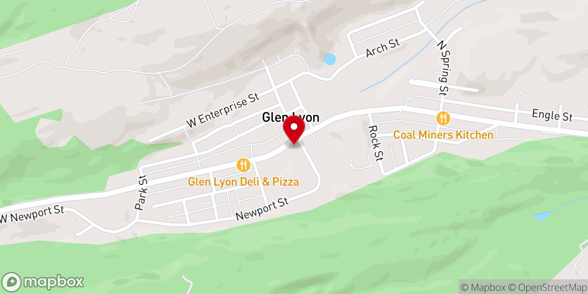 Map showing location of Holy Spirit Parish
