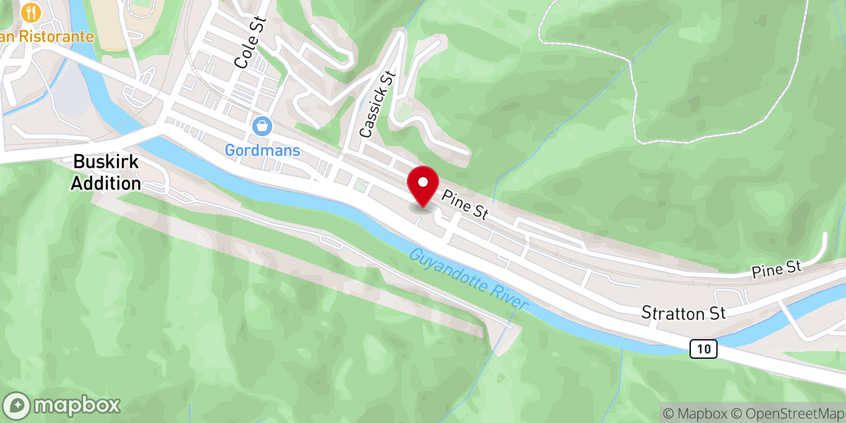 Map showing location of Our Lady of Mount Carmel Roman Catholic Church