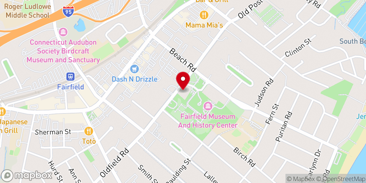 Map showing location of St Paul's Episcopal Church