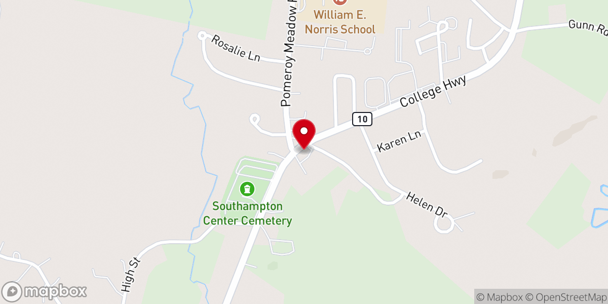 Map showing location of Christ Community of Hampshire County