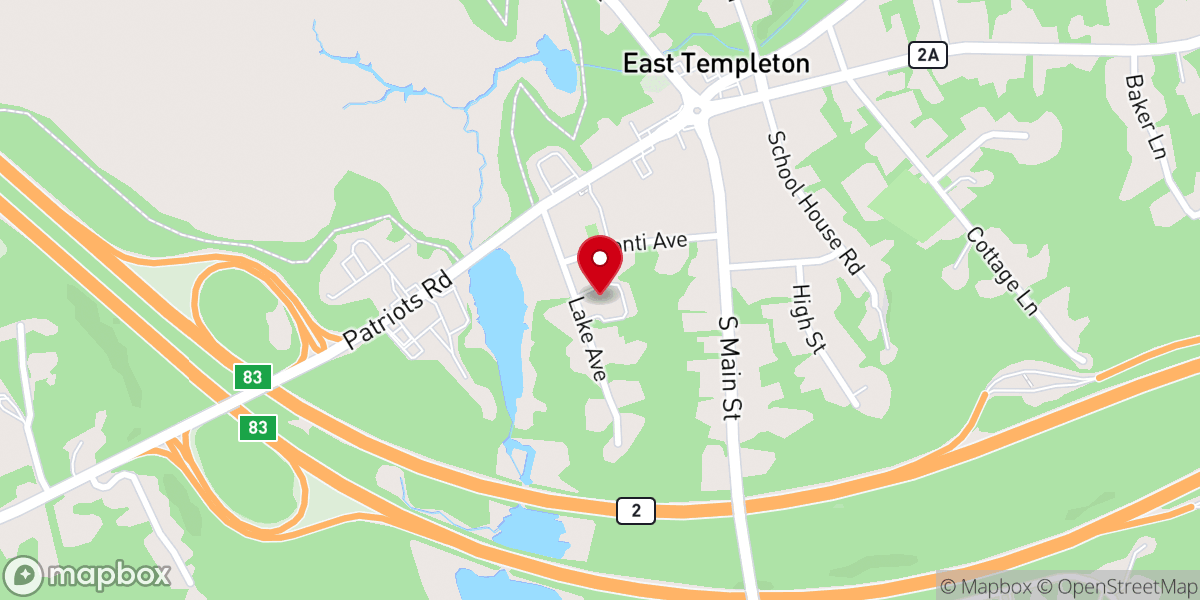 Map showing location of Holy Cross Church