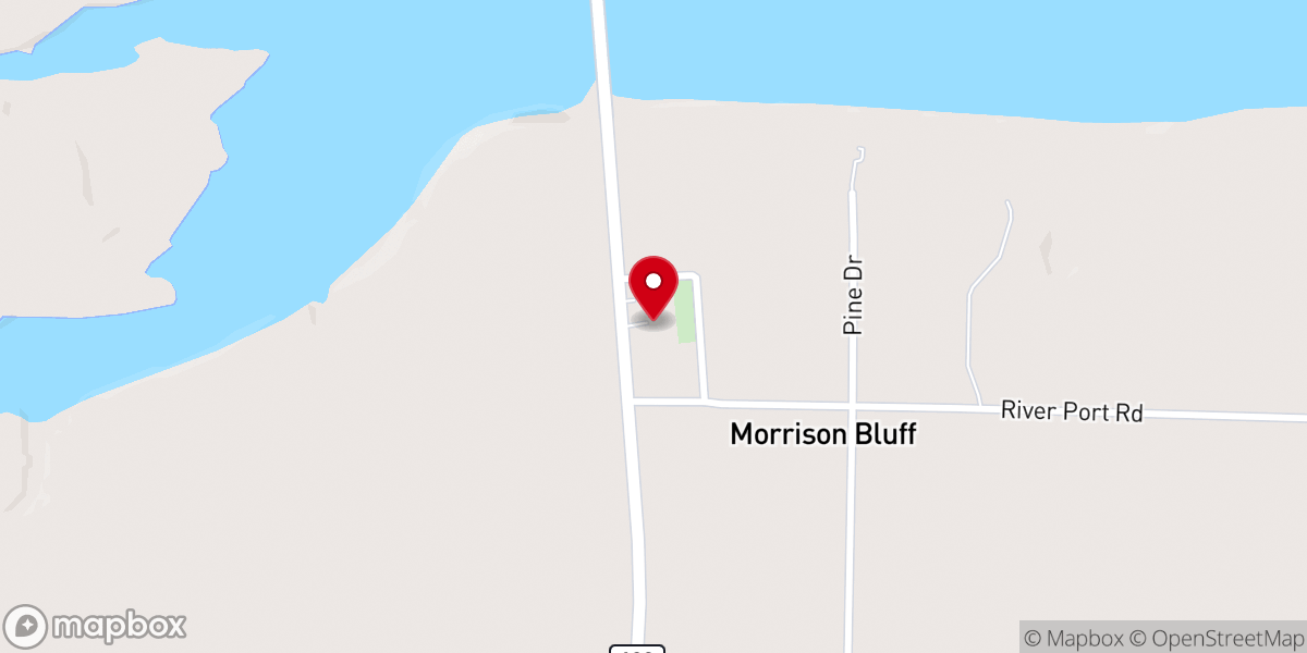 Map showing location of Saints Peter & Paul Parish