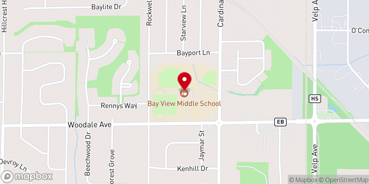 Map showing location of Grace Christian Church