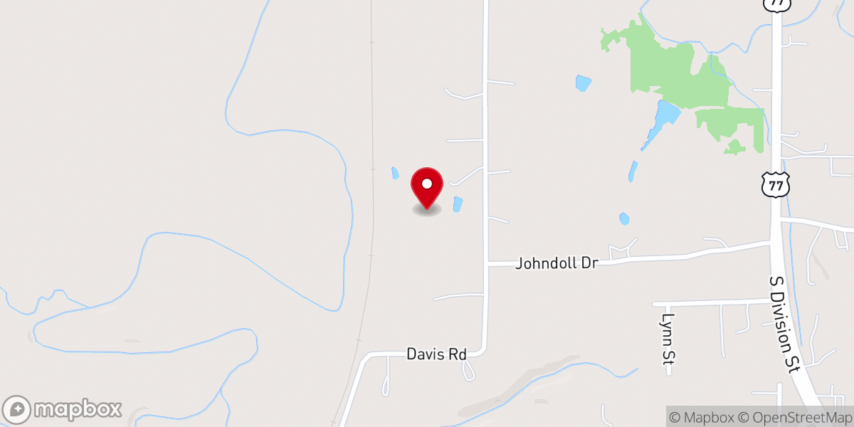Map showing location of Gods House Ministries Association