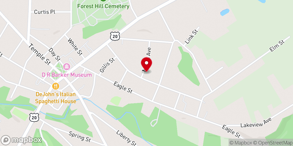 Map showing location of St Anthonys Church