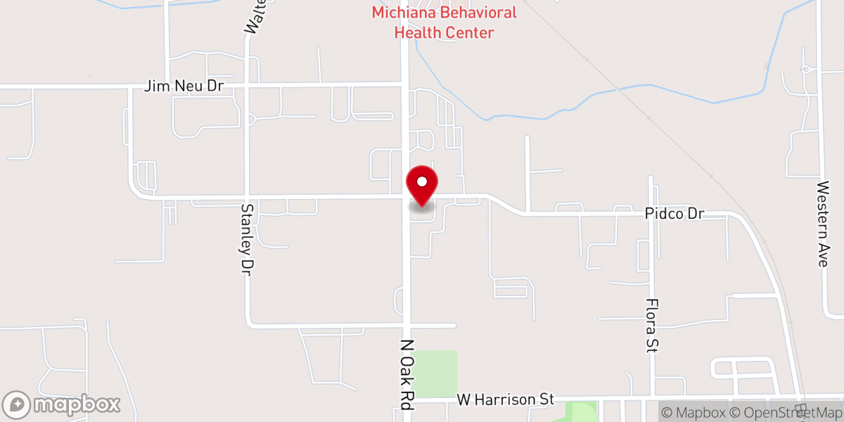 Map showing location of Plumlee Dentistry