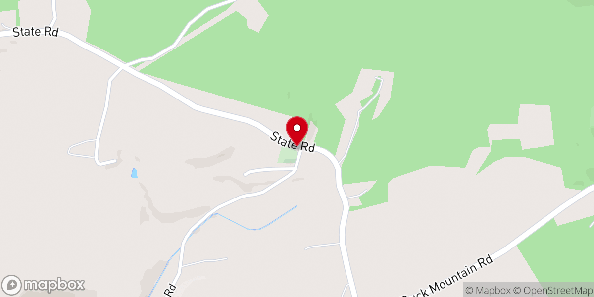 Map showing location of Davis Chapel United Methodist Church