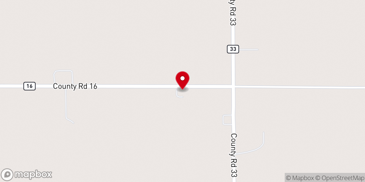 Map showing location of Bethesda Lutheran Church