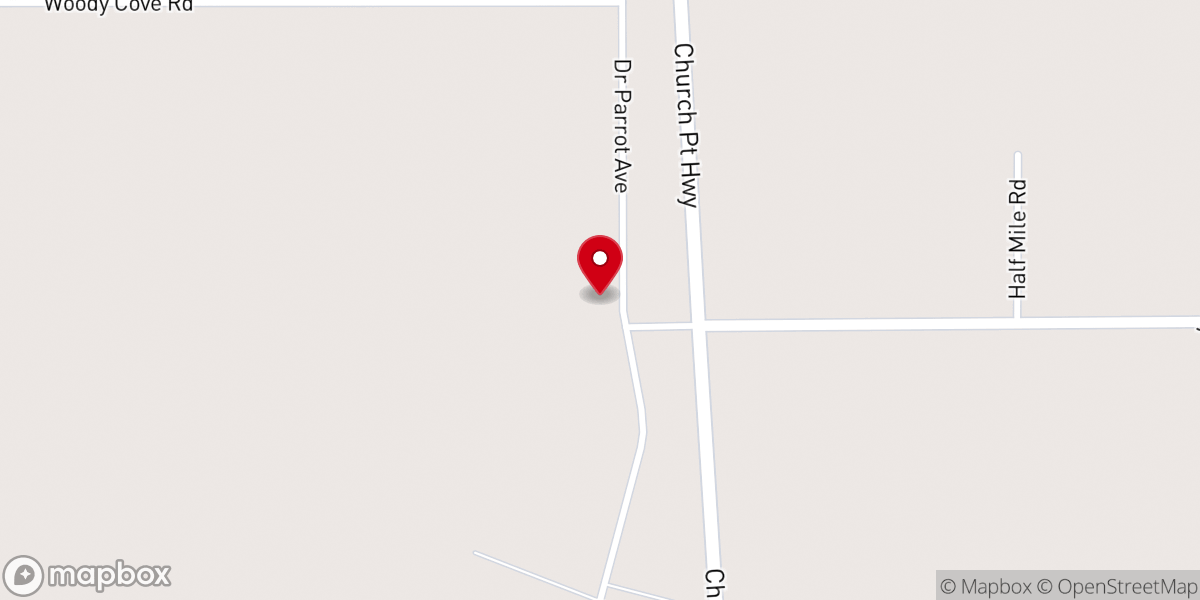 Map showing location of Maryland Church