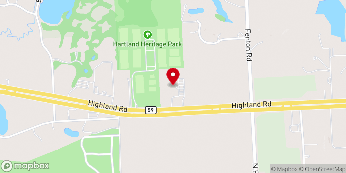 Map showing location of All Saints Lutheran Church