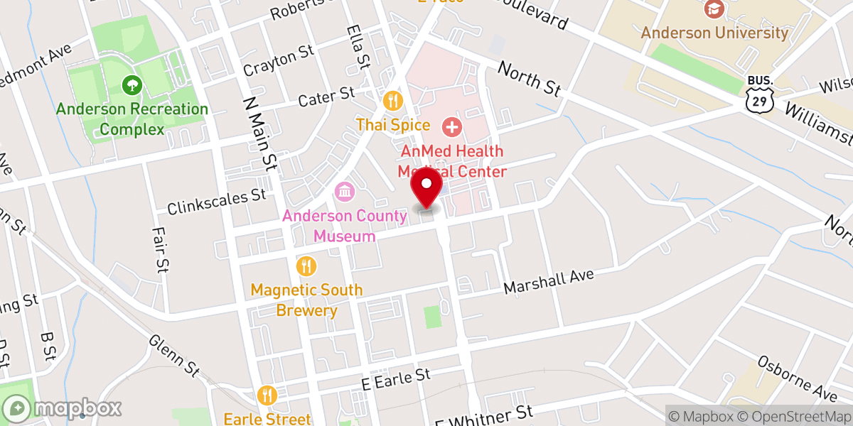 Map showing location of Christ Saviour Antiochian Orth