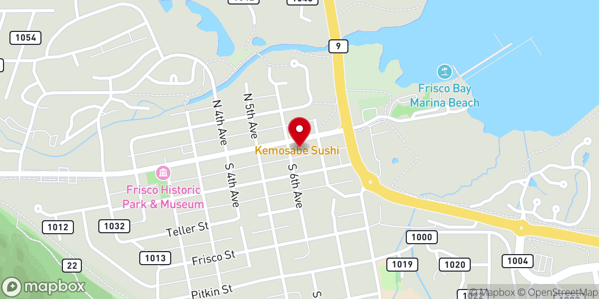 Map showing location of Rocky Mountain Bible Church