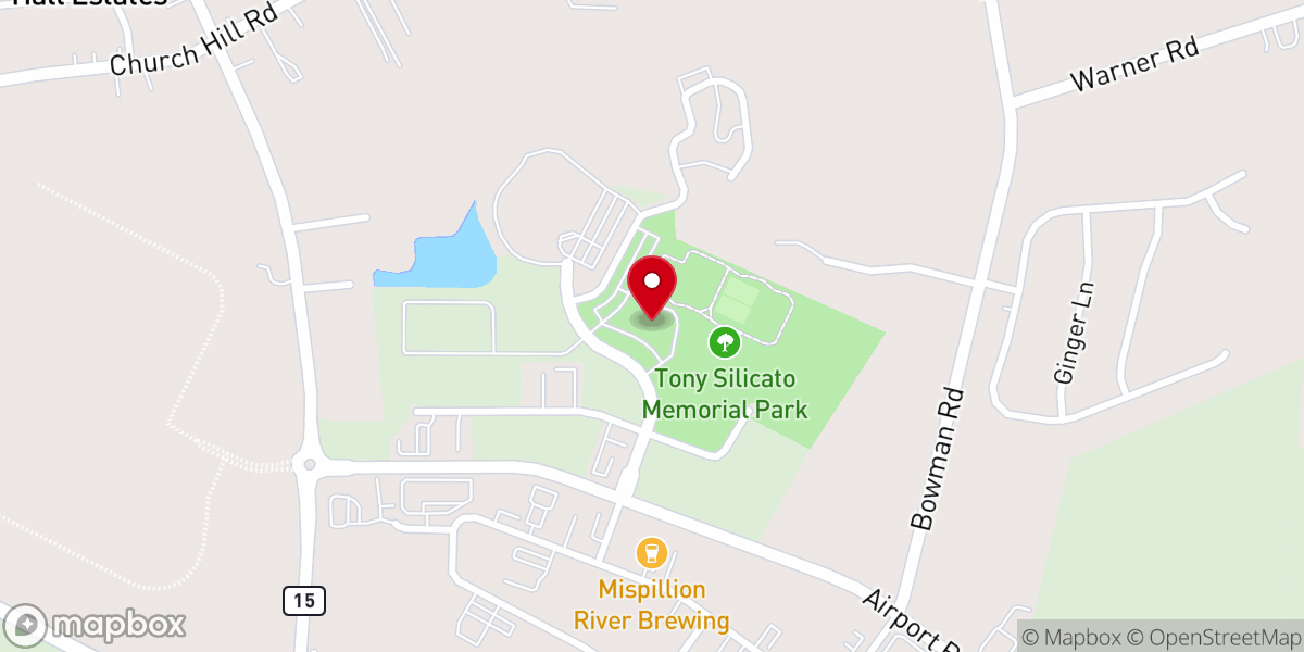Map showing location of Anchor Church Assemblies of God