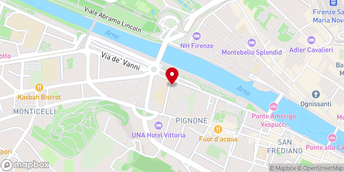 Map showing location of Chiesa Santa Maria Al Pignone
