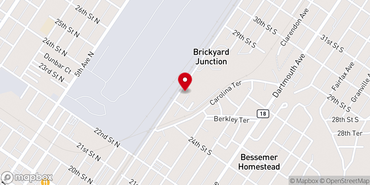 Map showing location of Brantley Chapel Cumberland