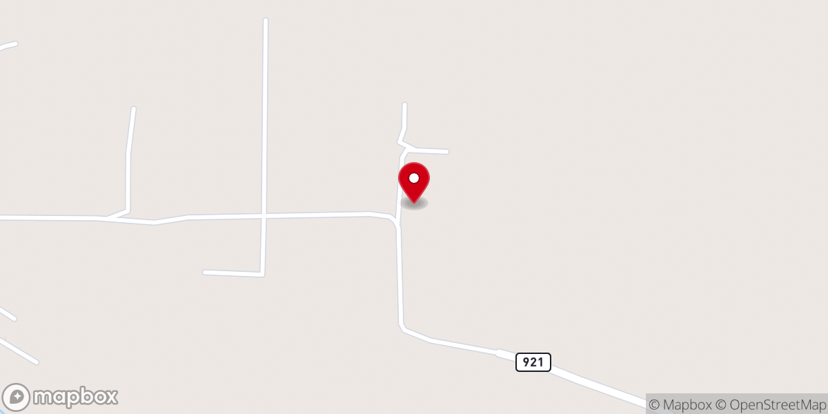 Map showing location of Faith Baptist Church
