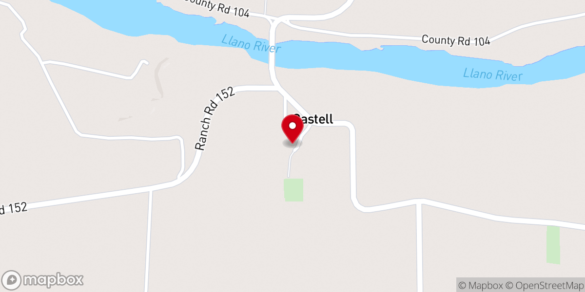 Map showing location of Trinity United Methodist Church