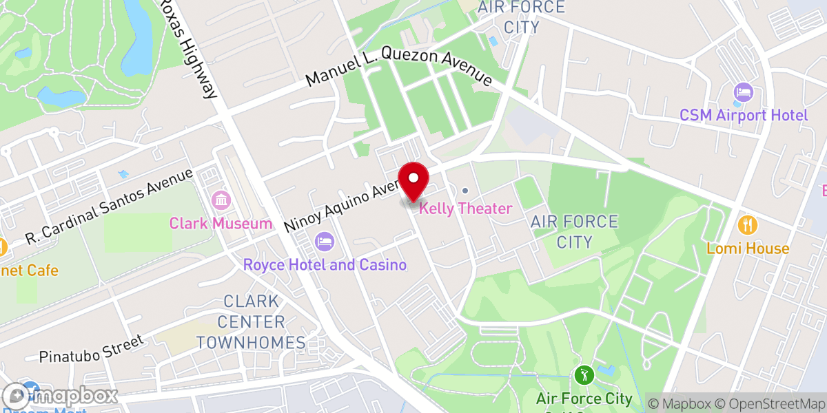 Map showing location of Westcoast Baptist Church (Air Force City Evangelical Church)