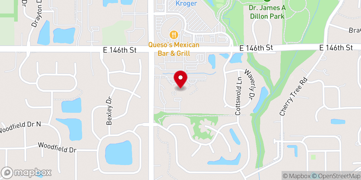 Map showing location of Hazel Dell Christian Church
