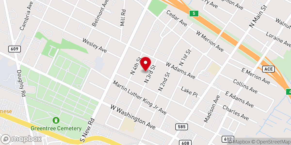 Map showing location of Ministerio Cristiano Impacto de Dios, Inc