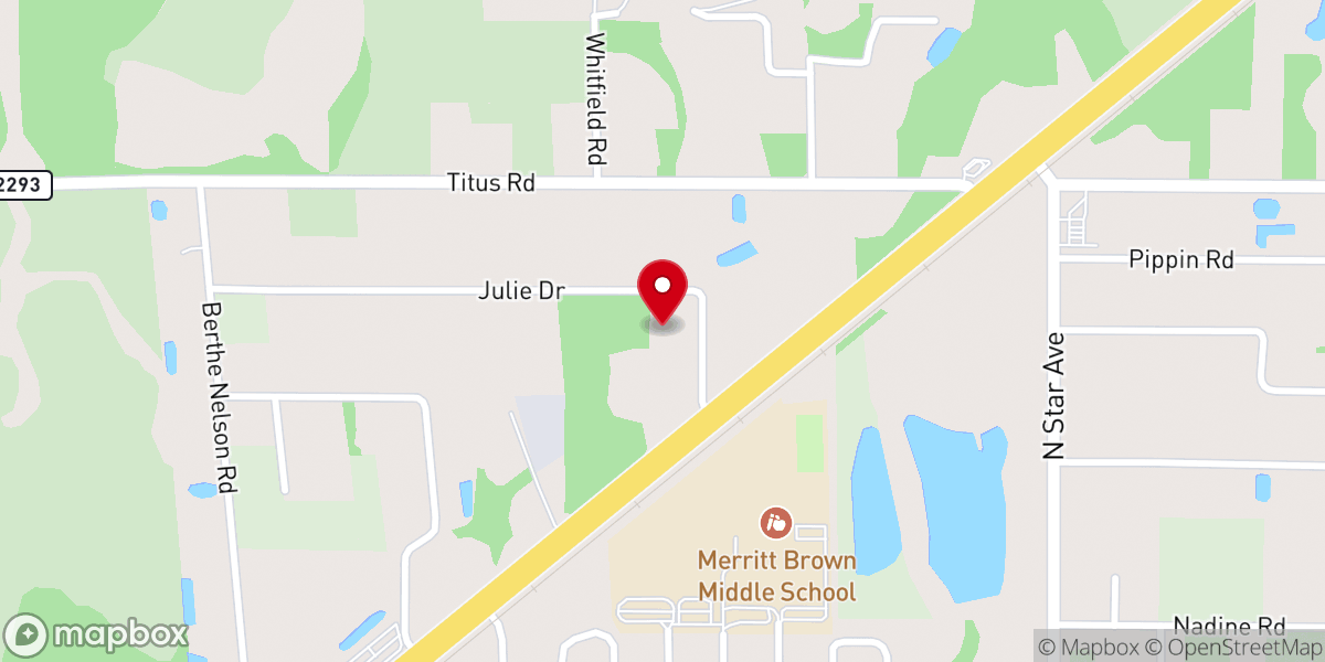 Map showing location of our lady of the rosery church