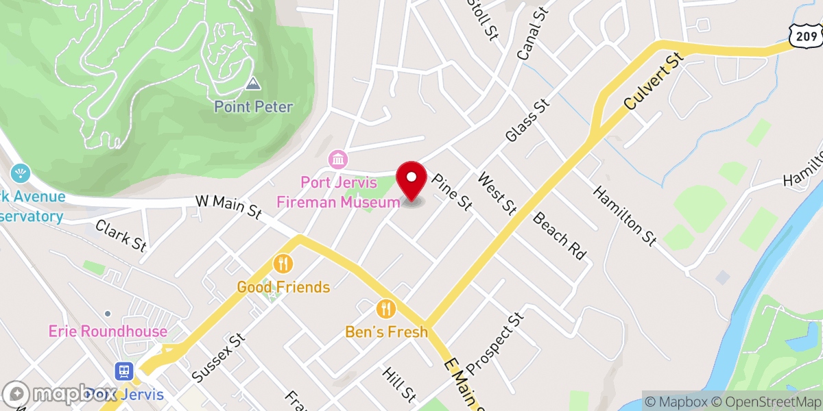 Map showing location of Grace Fellowship
