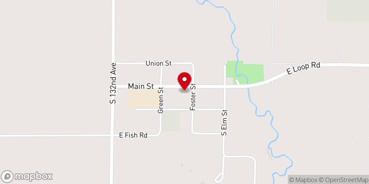 Map showing location of Christ the King Presbyterian Church