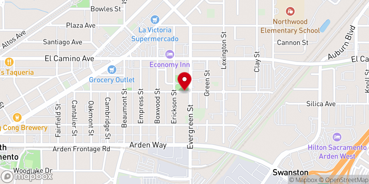 Map showing location of New Life Christian Fellowship COGIC