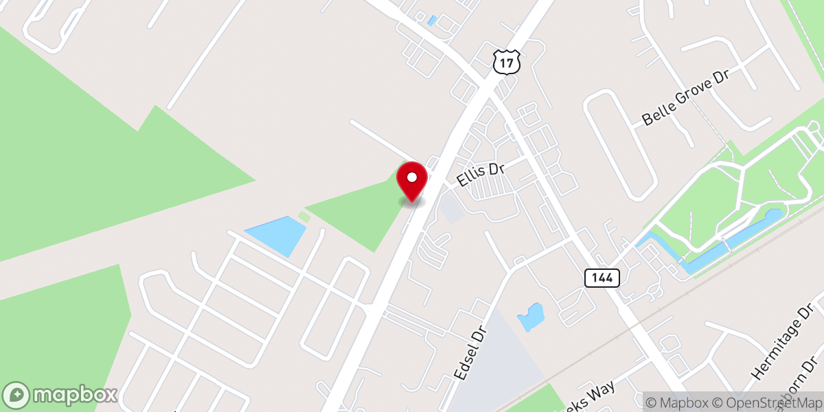 Map showing location of Life UPC Richmond Hill Church
