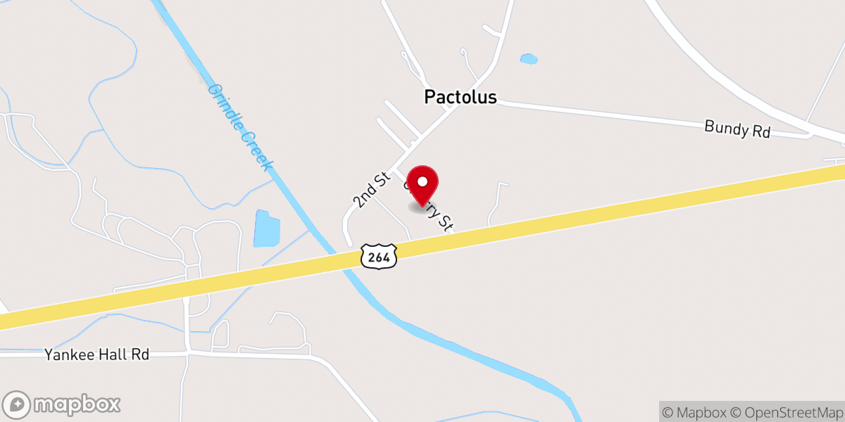 Map showing location of Hayes Chapel Missionary Baptist Church