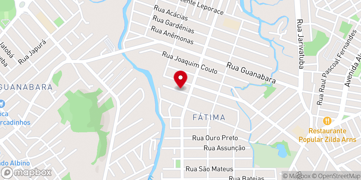 Map showing location of CULTO NA GARAGEM - Igreja Evangélica de Fé Pentecostal