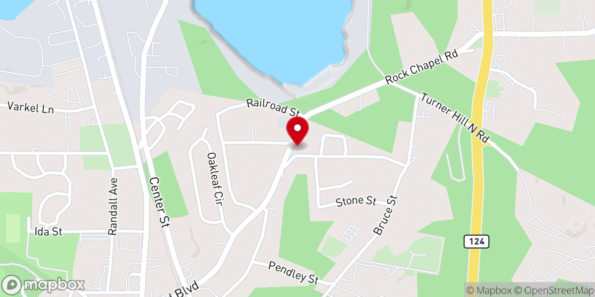 Map showing location of New Beginning Apostolic Church