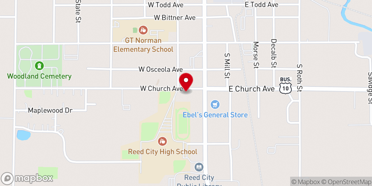 Map showing location of New Beginnings Fellowship Church