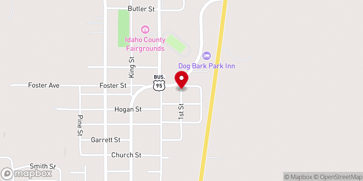 Map showing location of Prairie Faith Formation Program