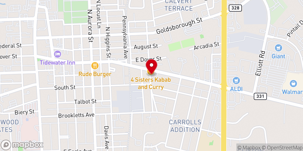 Map showing location of Calvary Chapel Easton