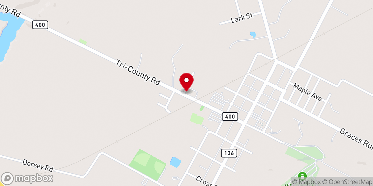 Map showing location of Winchester First Church-Christ