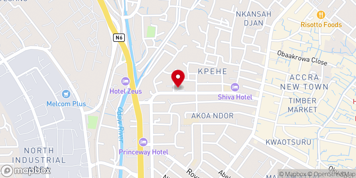 Map showing location of St. Paul's Roman Catholic Church
