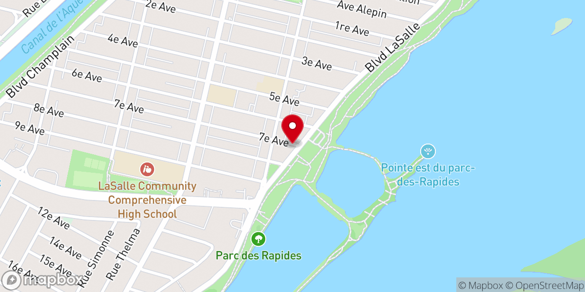 Map showing location of St. Dionysios Greek Orthodox Church