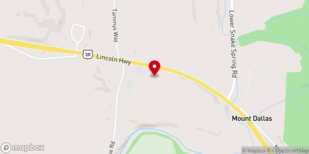 Map showing location of Everett Church of God