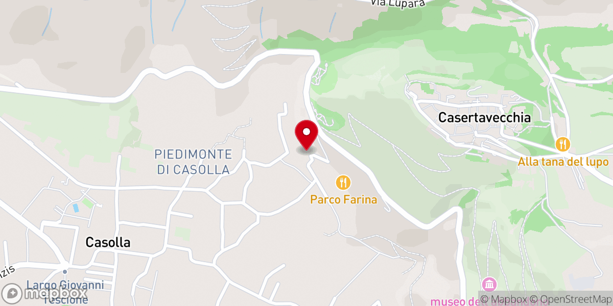 Map showing location of San Pietro ad Montes