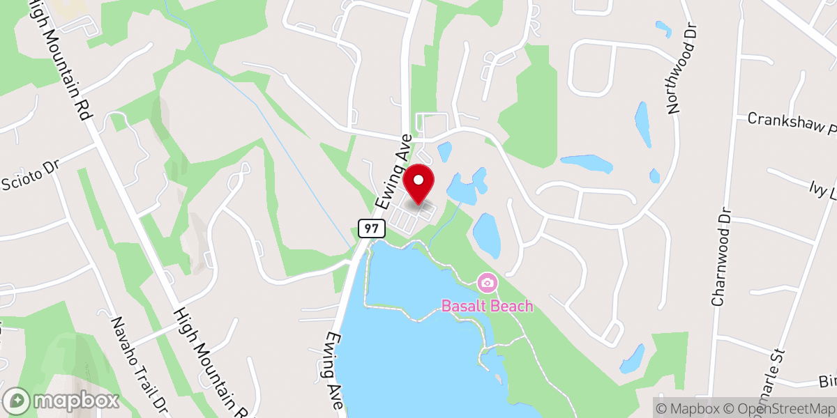 Map showing location of Ebenezer Netherlands Reformed Church