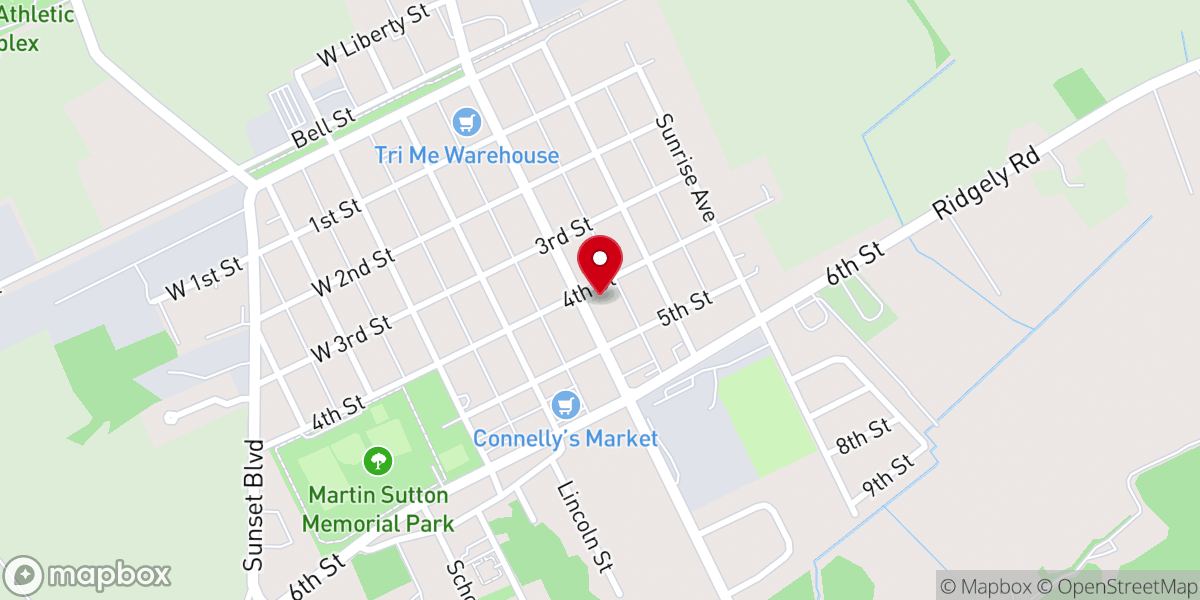 Map showing location of St Benedict's St Elizabeth's
