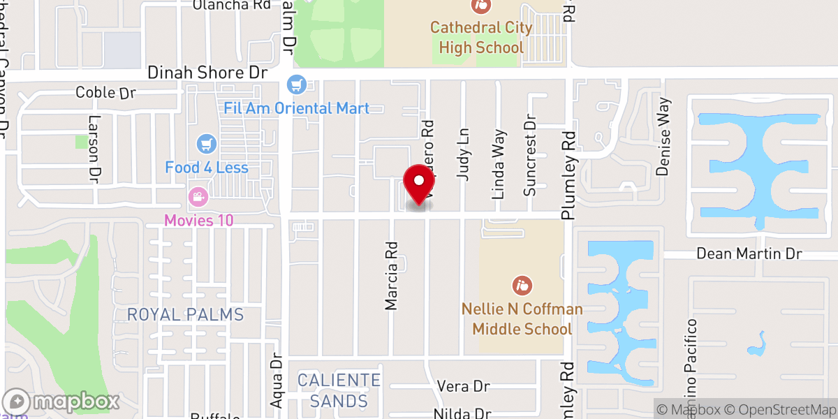 Map showing location of Spanish Assembly of God