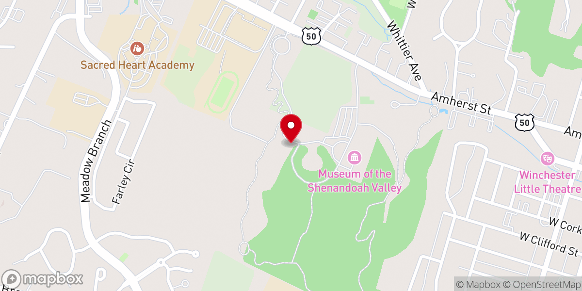 Map showing location of Spanish United Pentecostal Church of Winchester Inc